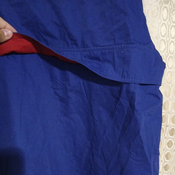 Vintage Chaps Ralph Lauren Anorak Mens L blue  1/2 Zip Windbreaker Pullover Y2K - Picture 16 of 16